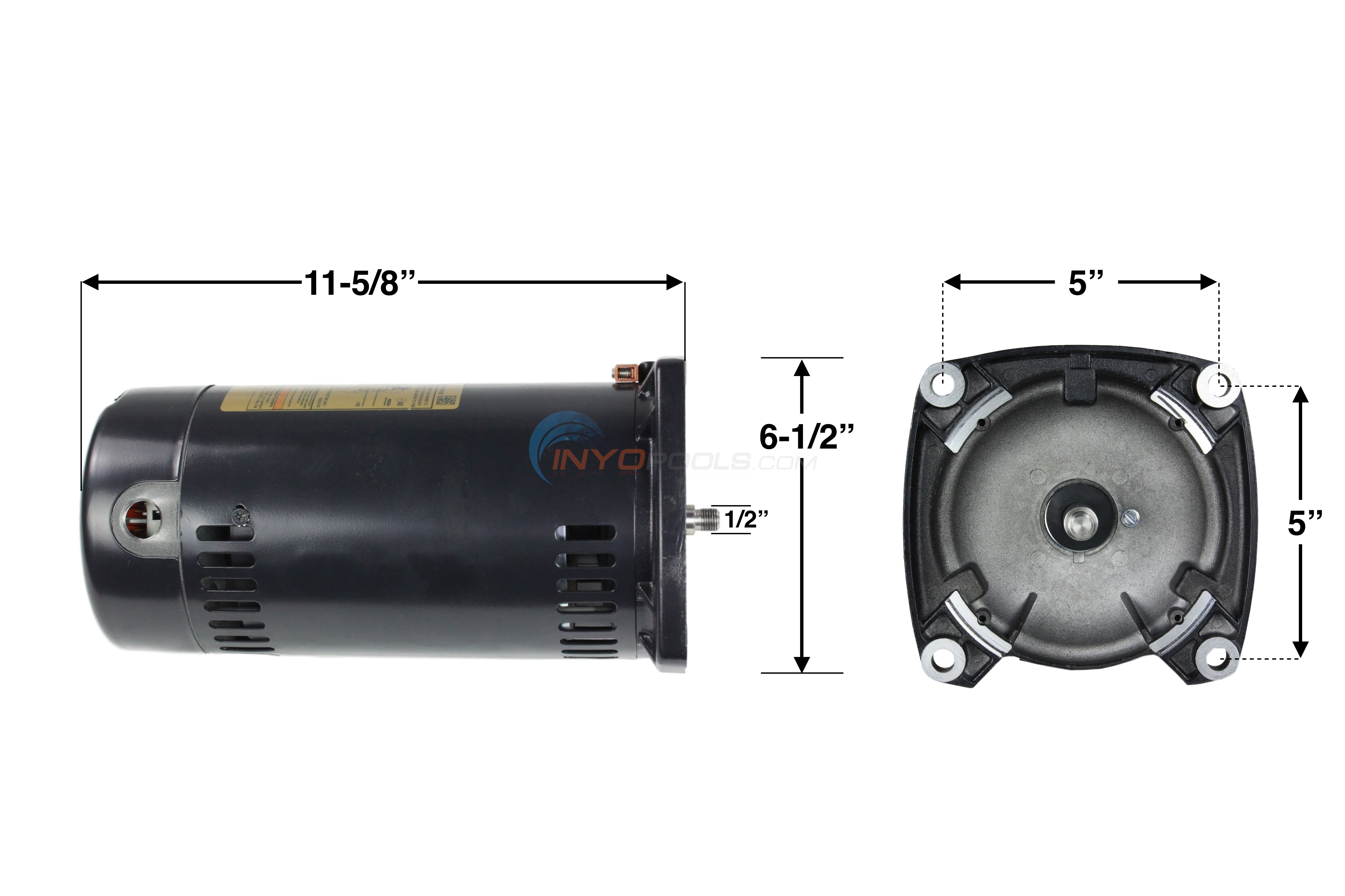 Hayward® SPX2707Z1M - 1 HP Max-Flo® II / Booster Pump Motor