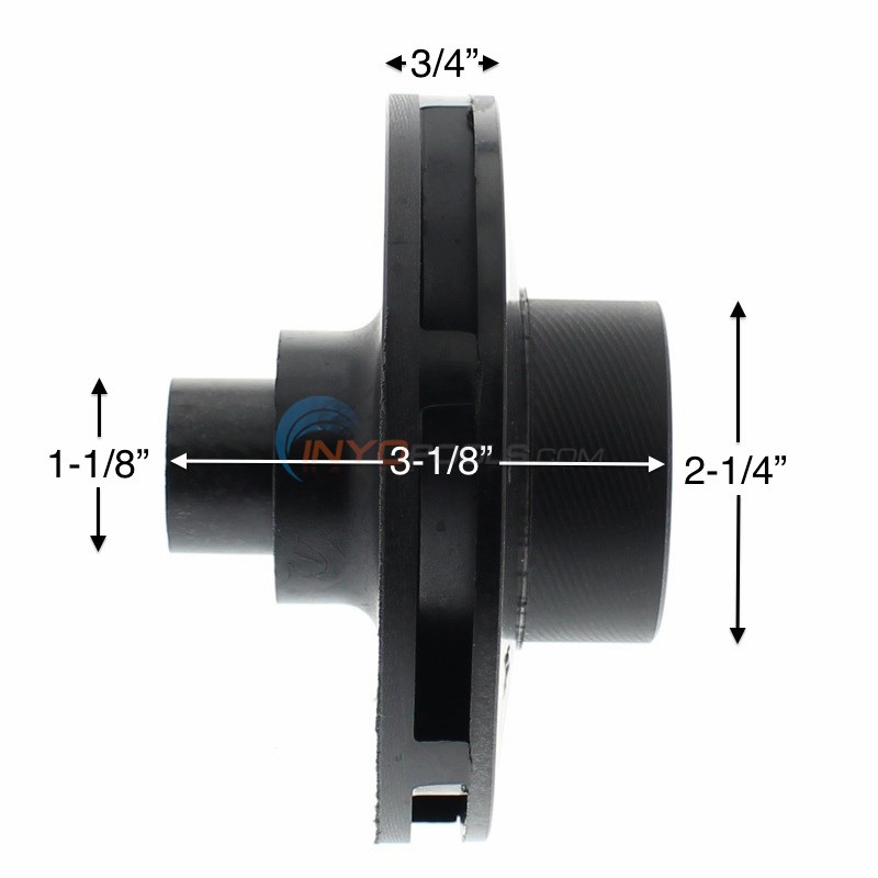 Hayward Impeller w/ Screw 1.5 OHP/2.0 THP - SPX3215C - INYOPools.com
