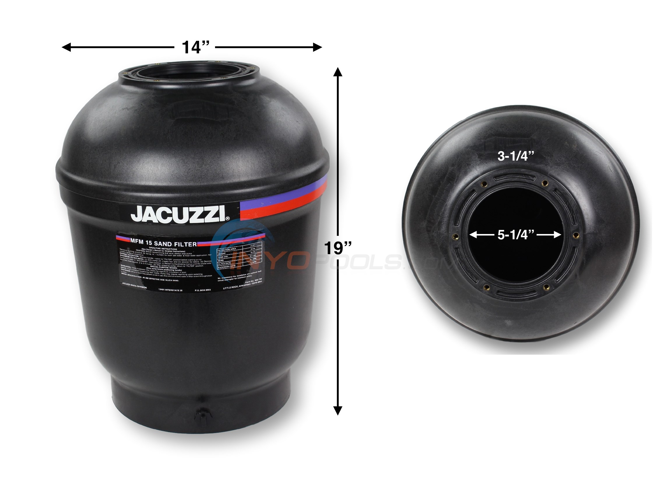 Jacuzzi Inc. Clearance Jacuzzi MFM15 Tank (1 Left)