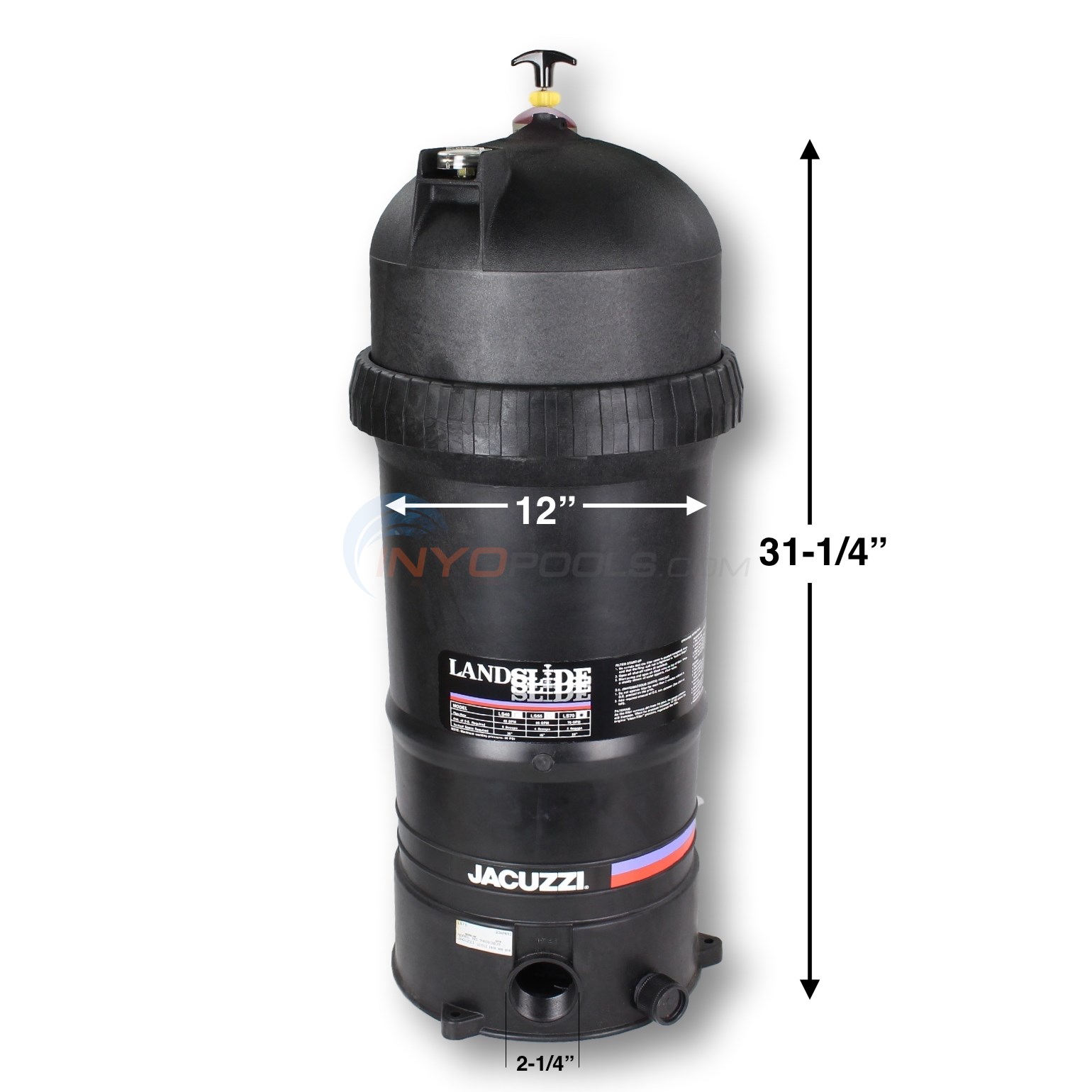 Jacuzzi Inc. Jacuzzi Landslide LS70 DE Filter Clearance