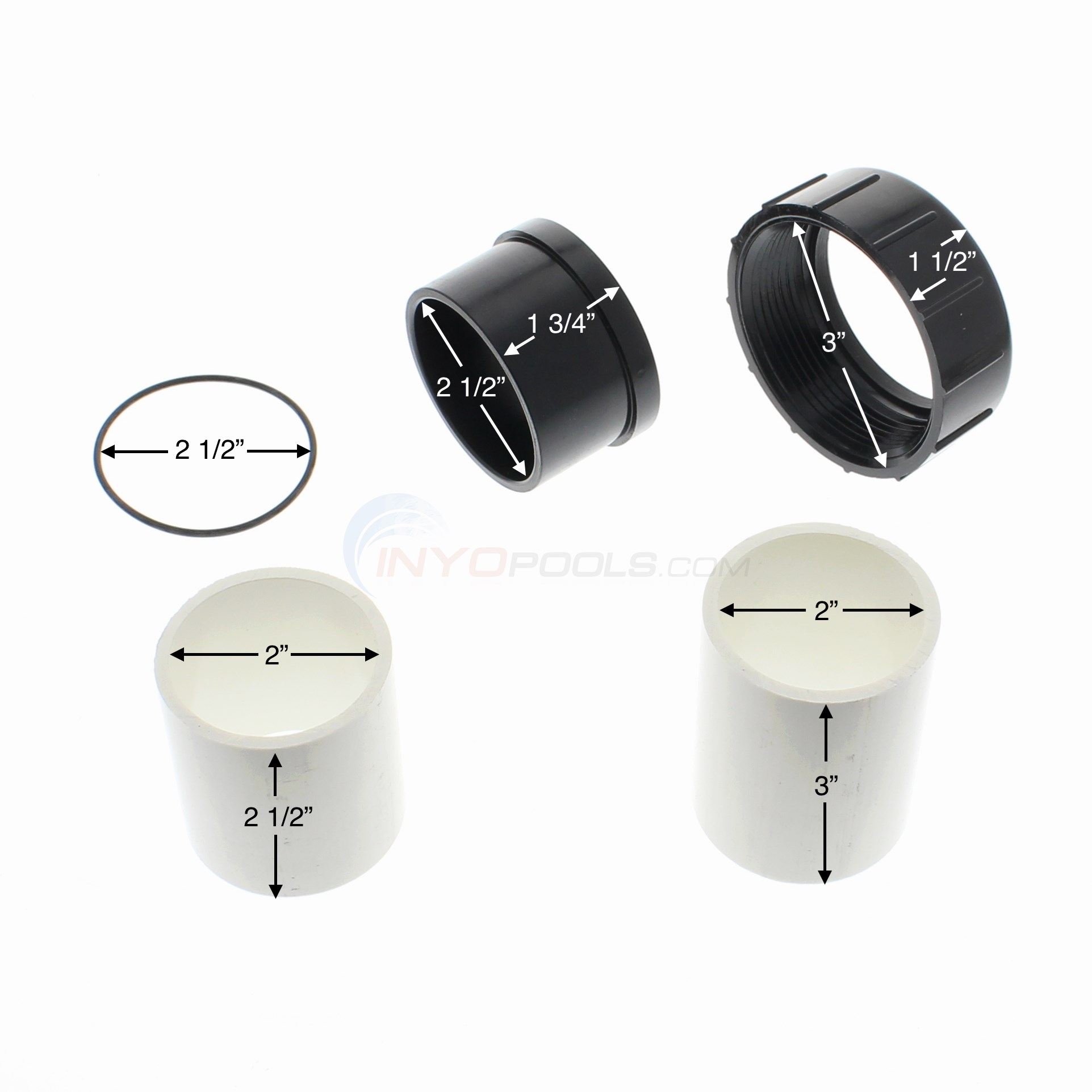 Jandy Pre-Plumbed Kit w/ Unions - R0414000 - INYOPools.com