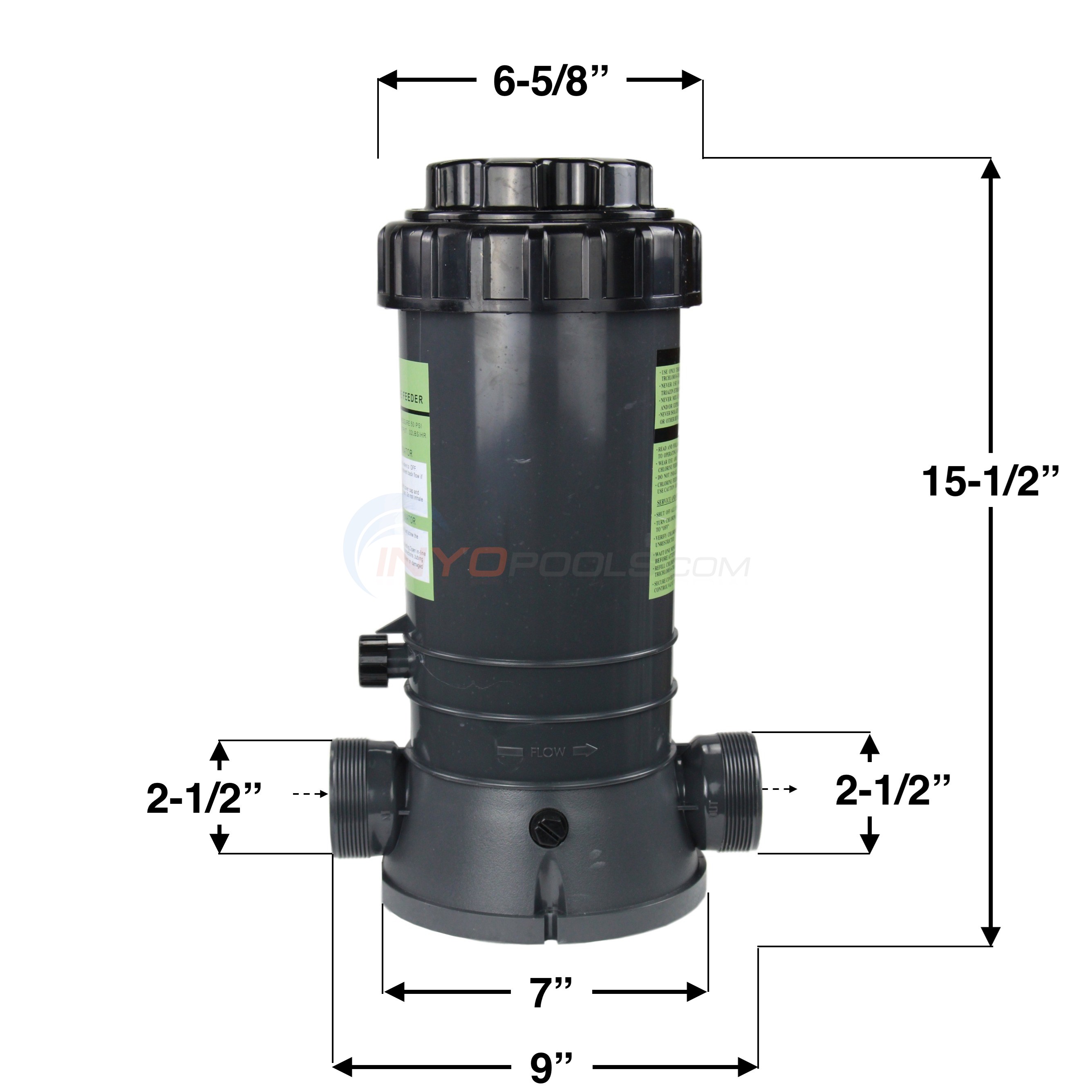 Ocean Blue 9 Lb In Line Chemical Feeder 165010