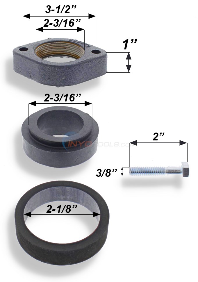 Raypak® Inlet/Outlet Flange - 003766F - INYOPools.com
