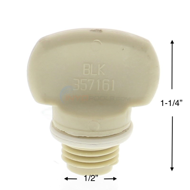 Pentair Drain Plug, Whiperflo, Superflo, Intelliflo 507424