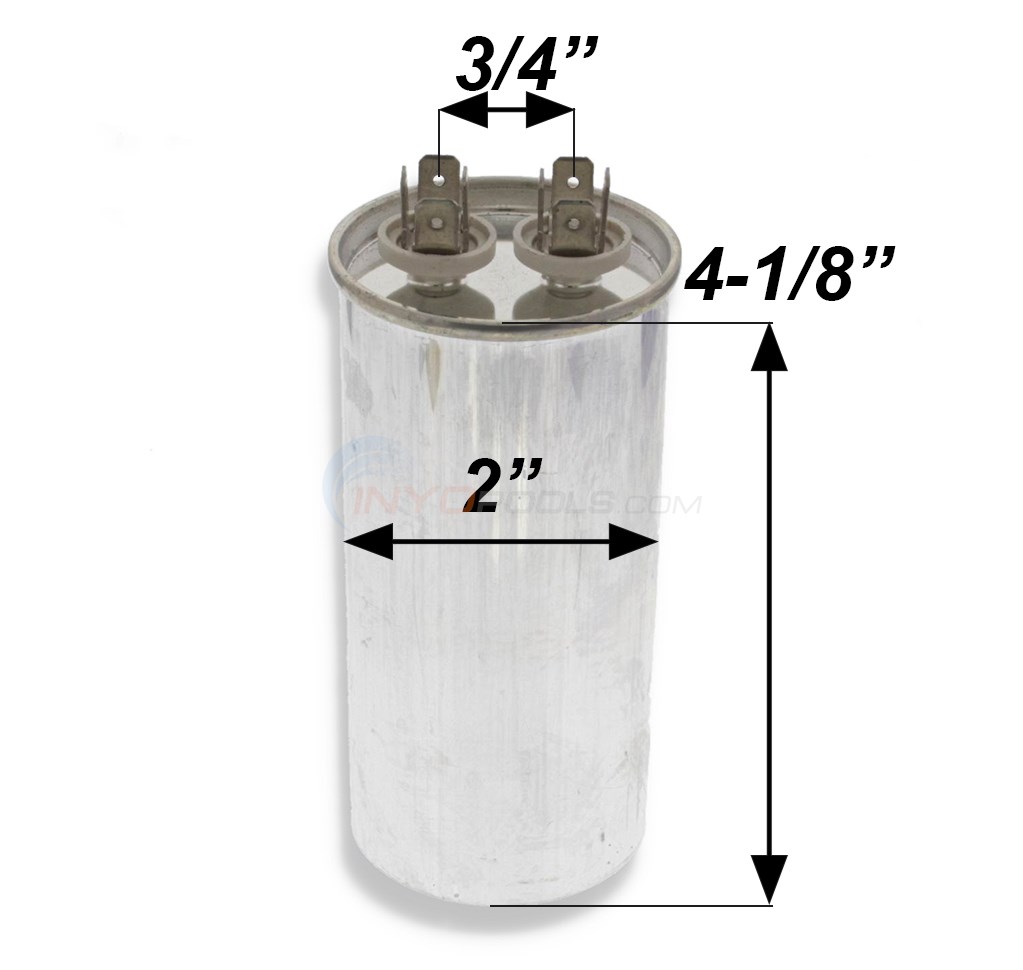 Hayward CAPACITOR, 45 UF, 370 VAC HPX11024270