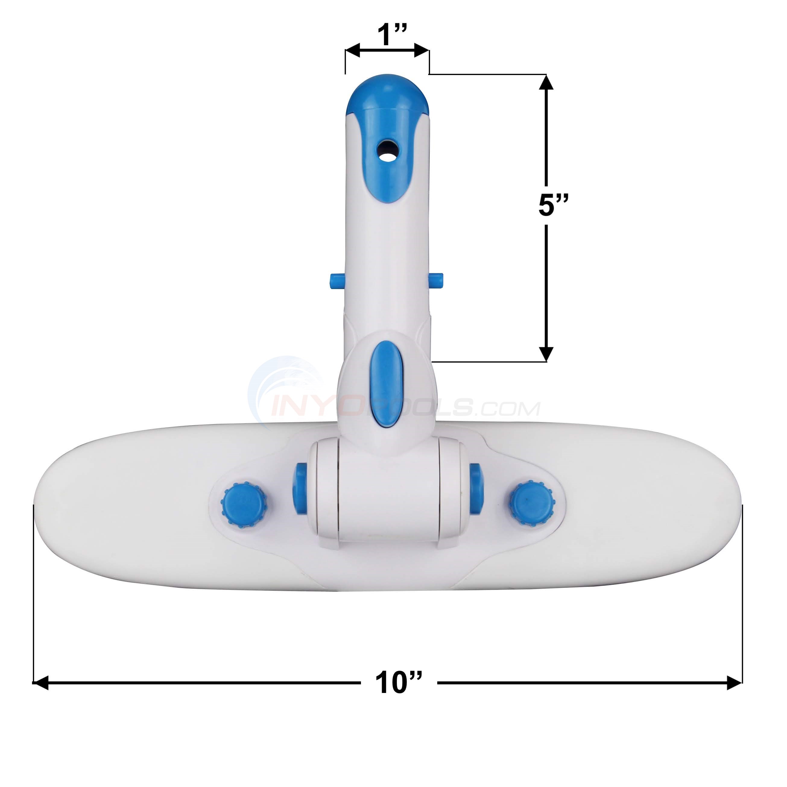 Pureline 10" Deluxe Pool Brush with Easy Button PL0076
