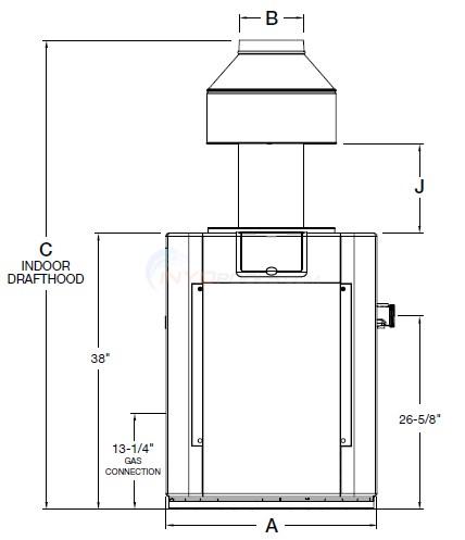 Raypak Pool Heater Dimensions