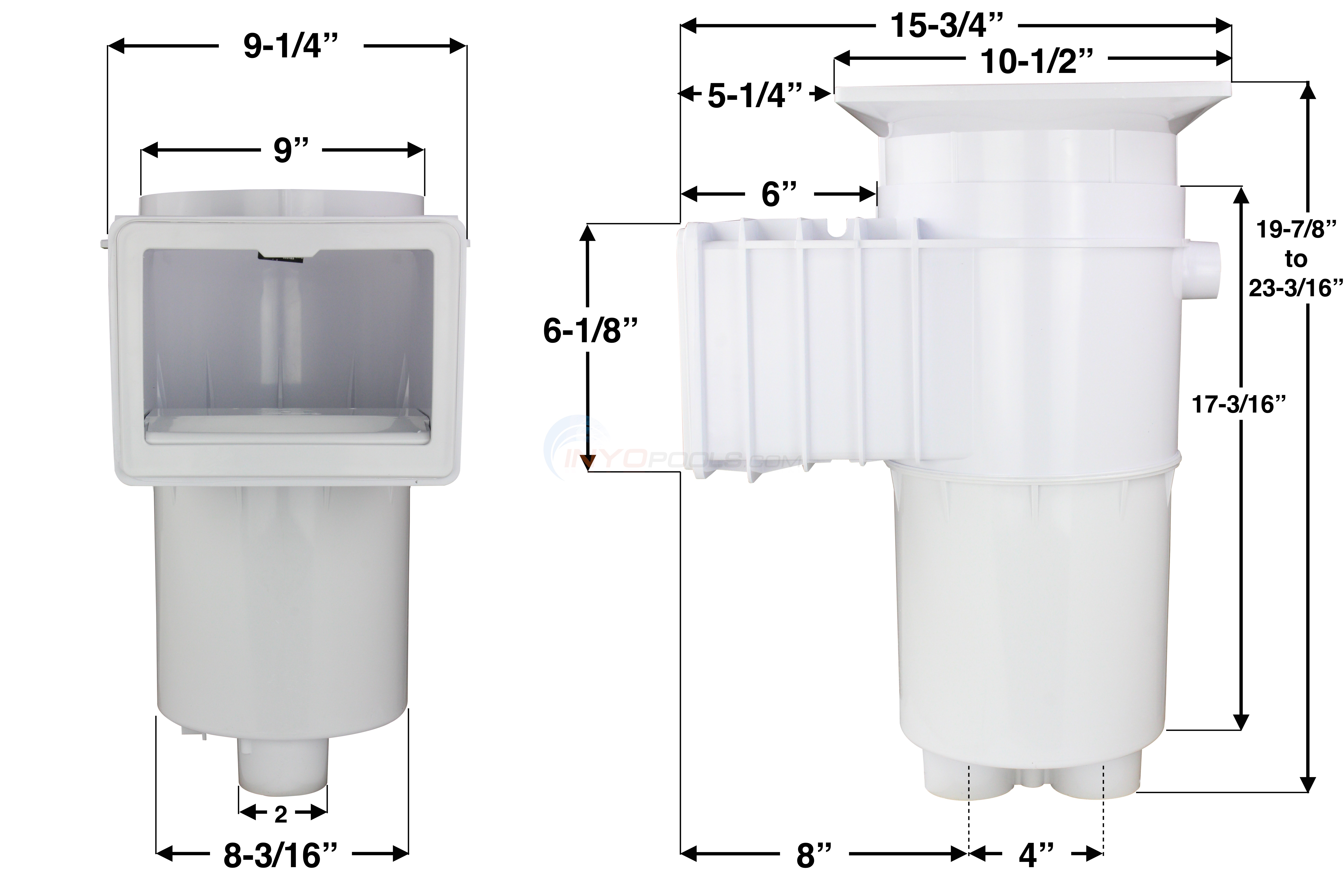 Hayward SkimMaster InGround AutoSkim Skimmer for Concrete Pool