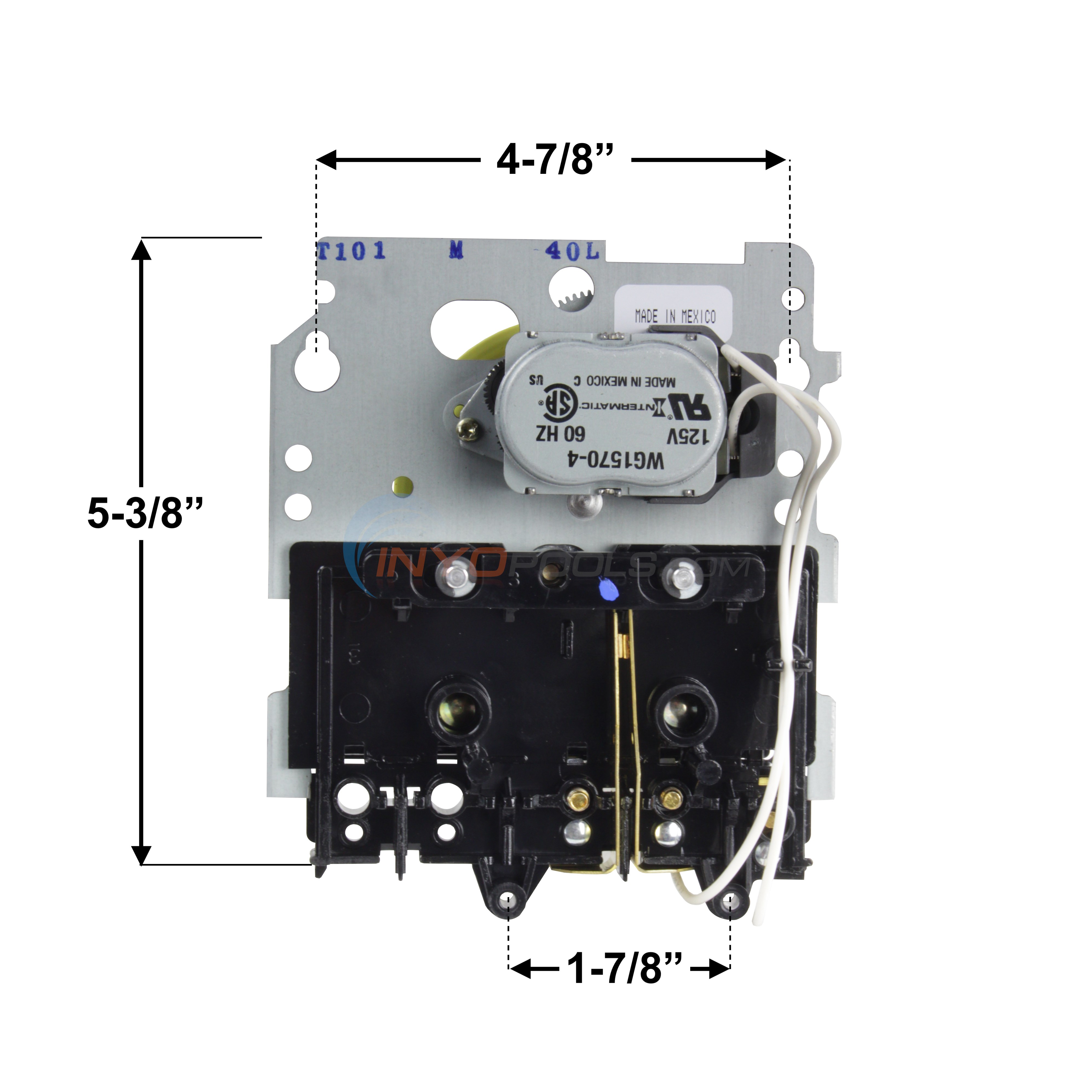 Intermatic T101M 24-Hour Time Switch, 120V, Mechanism Only Intermatic T101M 24-Hour Time Switch, 120V, Mechanism Only