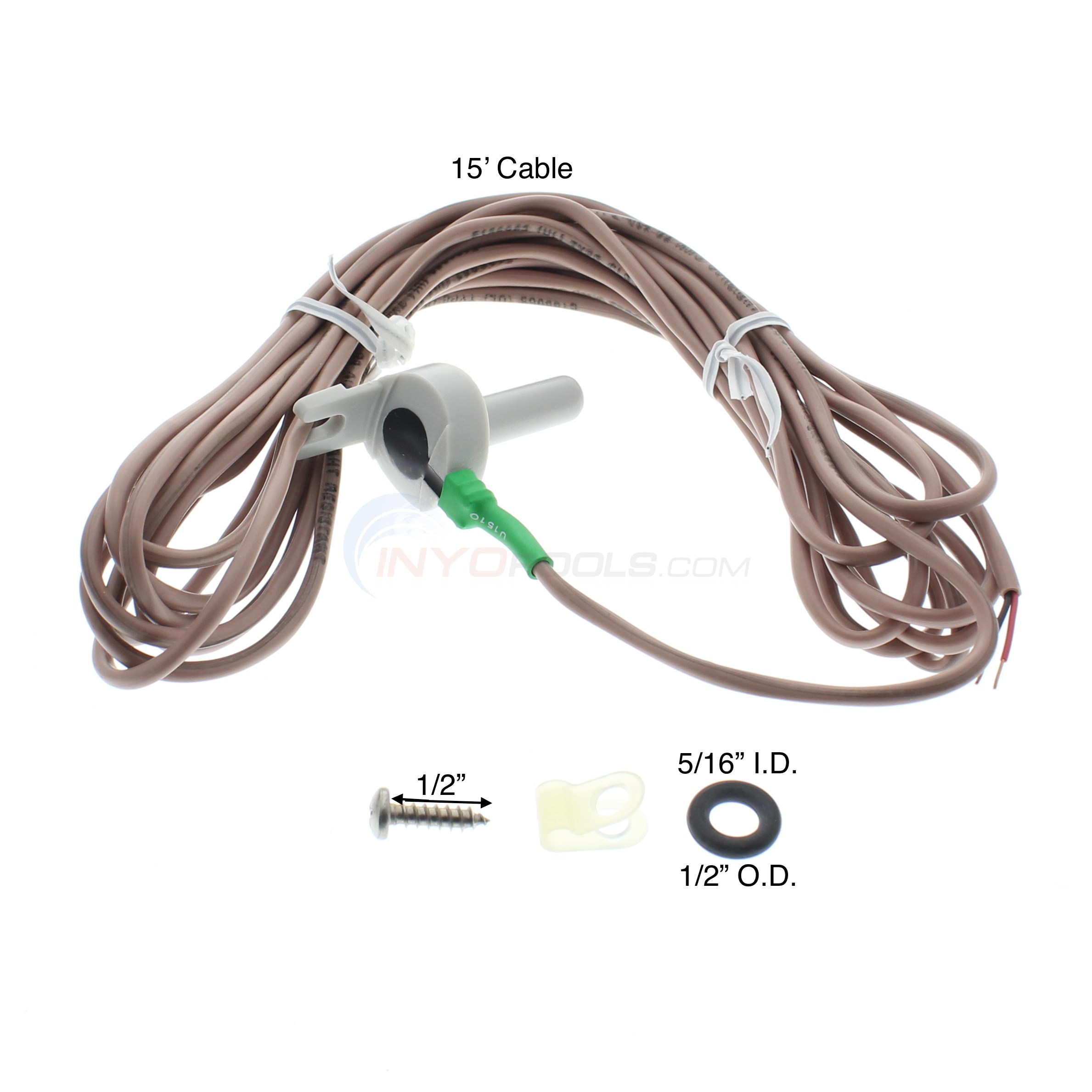 Jandy Temp Sensor Kit Gray (Air/Water/Solar) 15 ft cord.