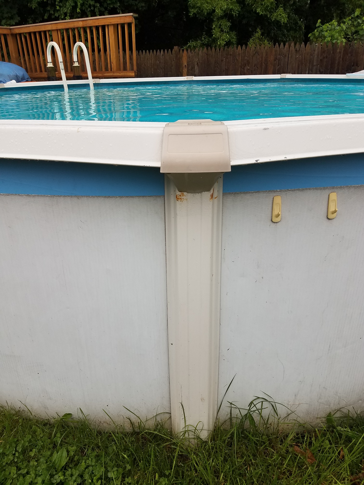 top rail for above ground pool