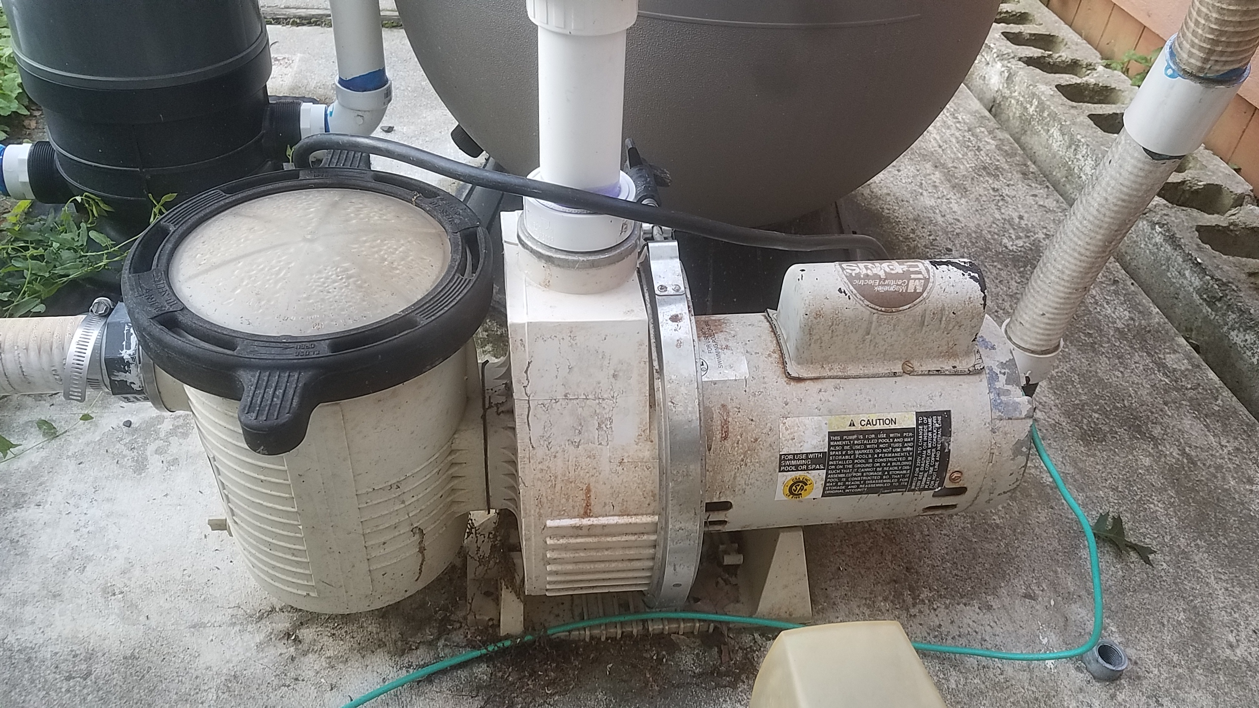 swimming pool pump motor repair