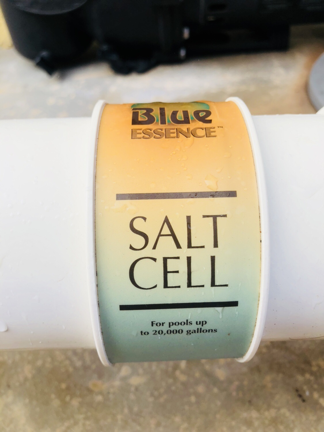 Low salt/ check cell message