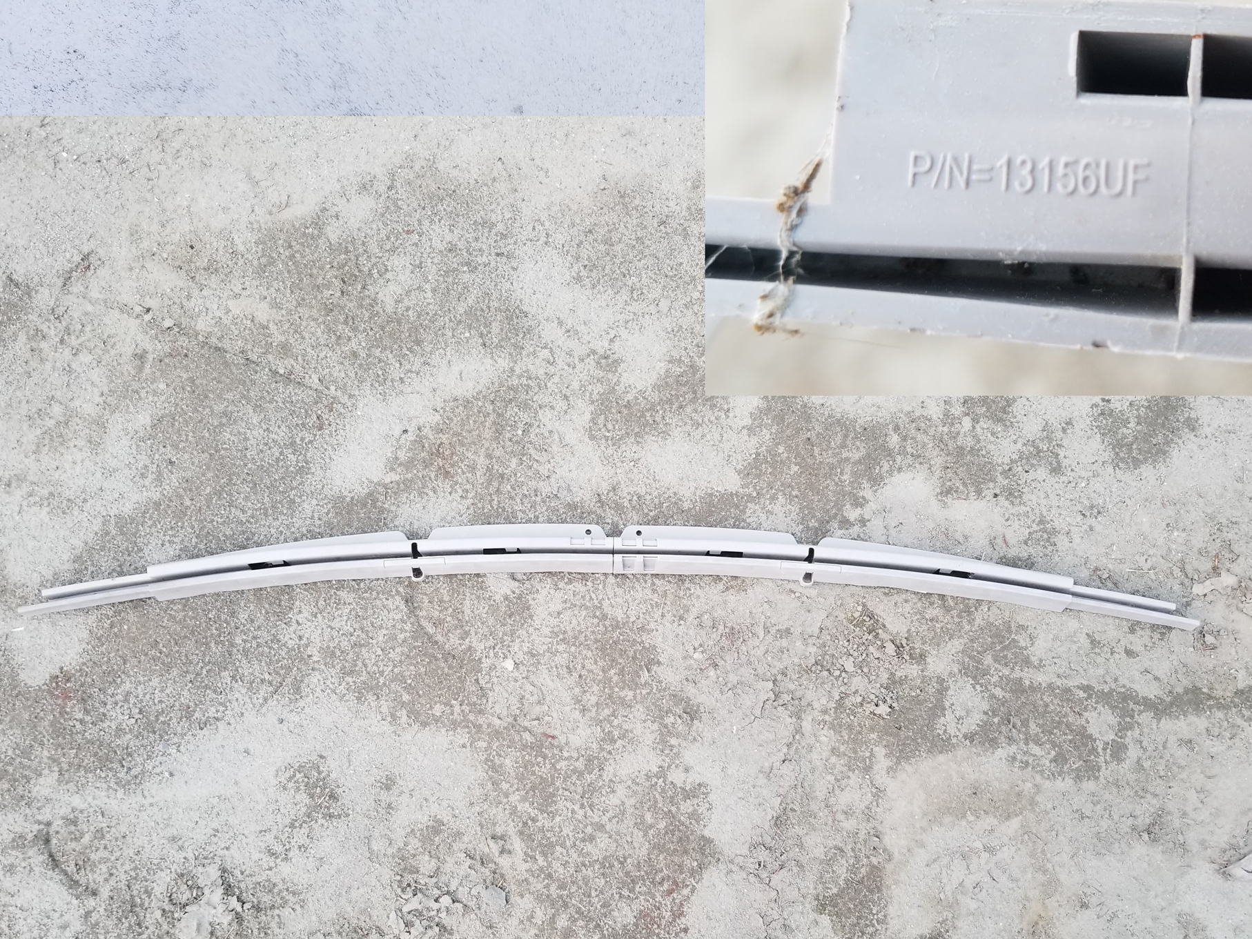 pool top clip with part number