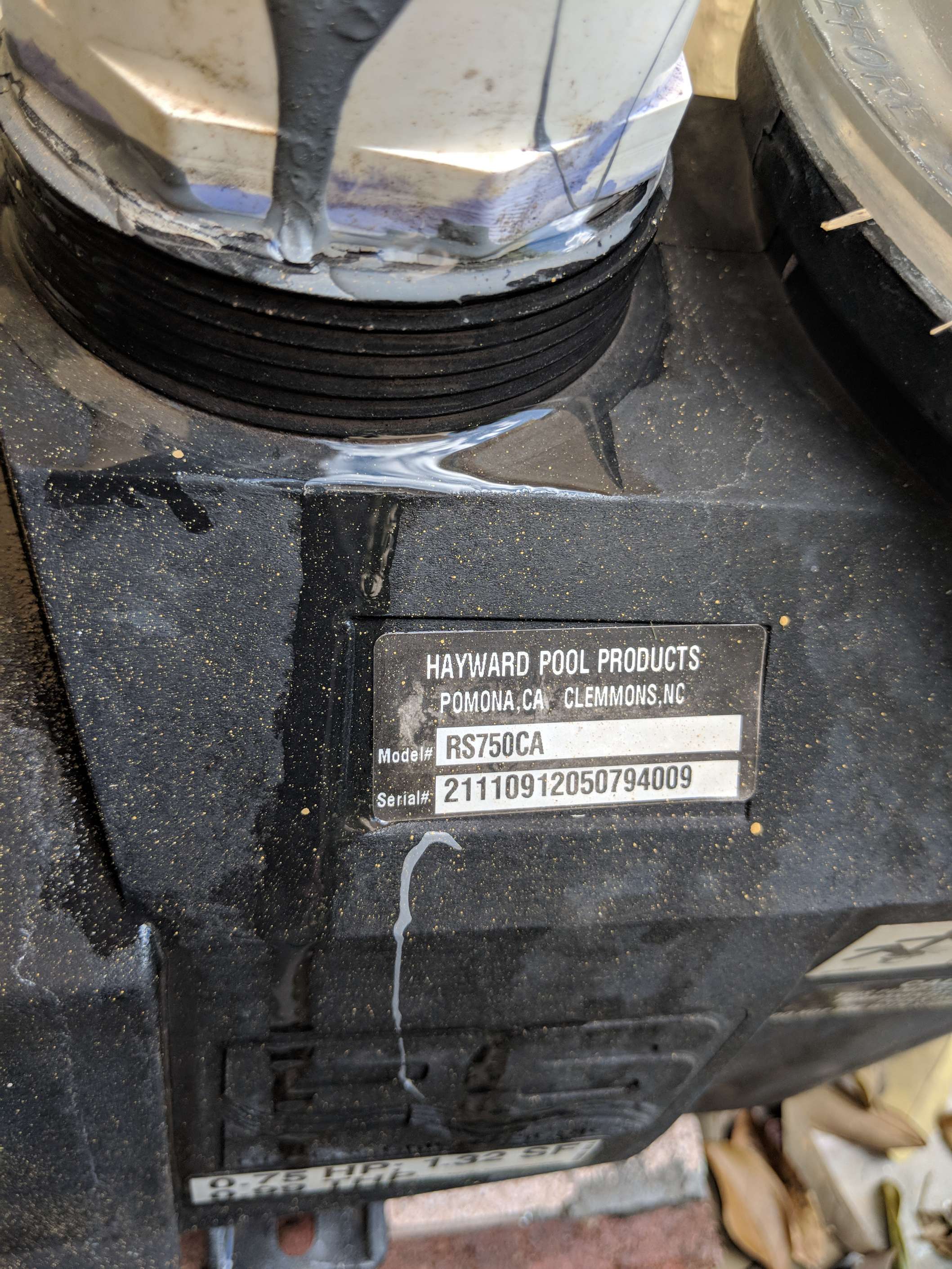 Pool pump leaking after running dry