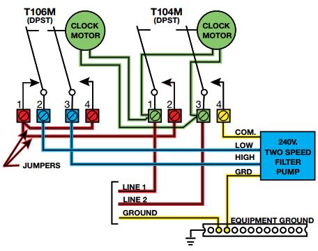 B2982 Pool Pump Motor pool light transformer wiring diagram 