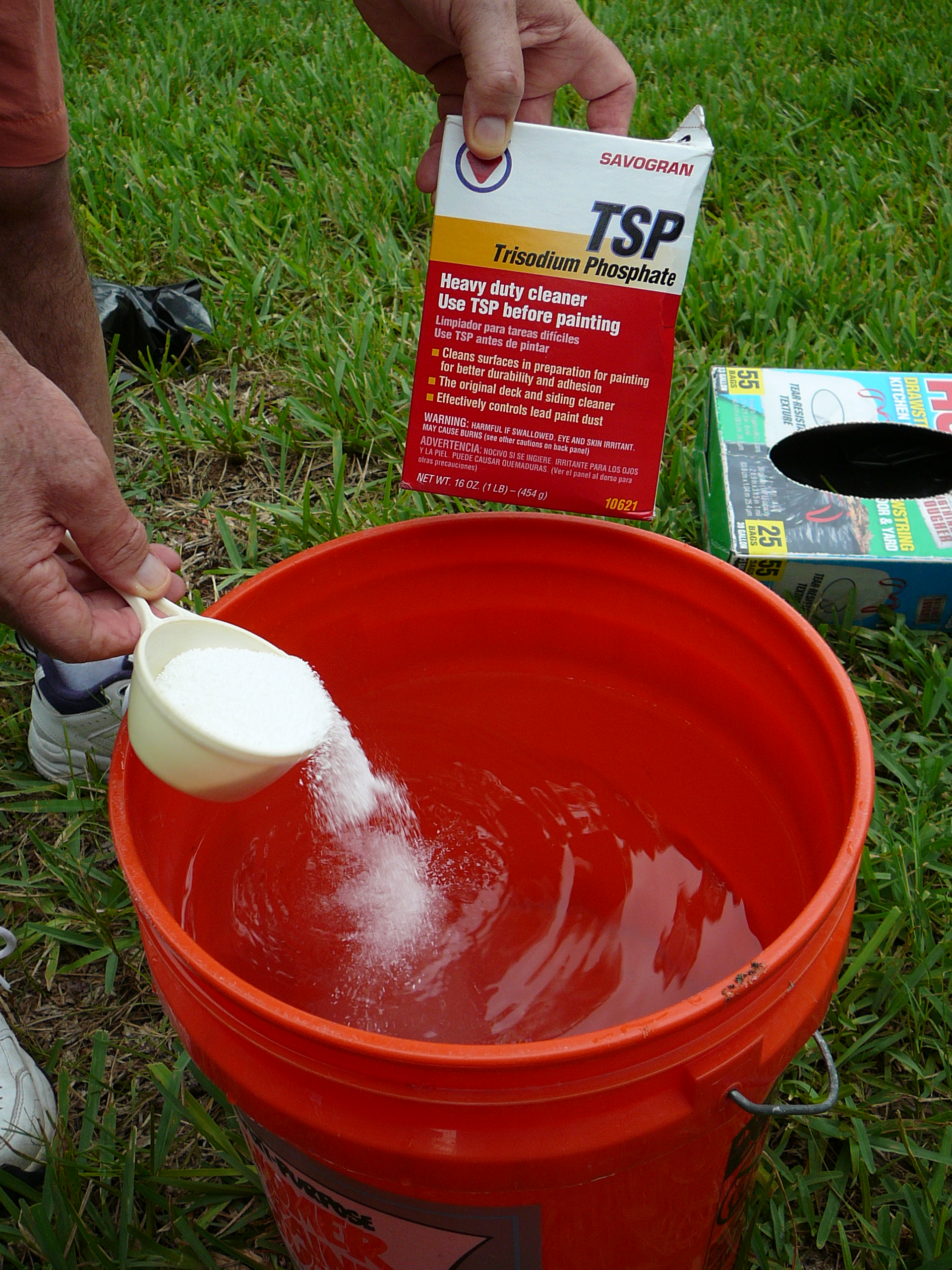 filter pool cartridge clean chemically step cleaner inyopools solution bucket