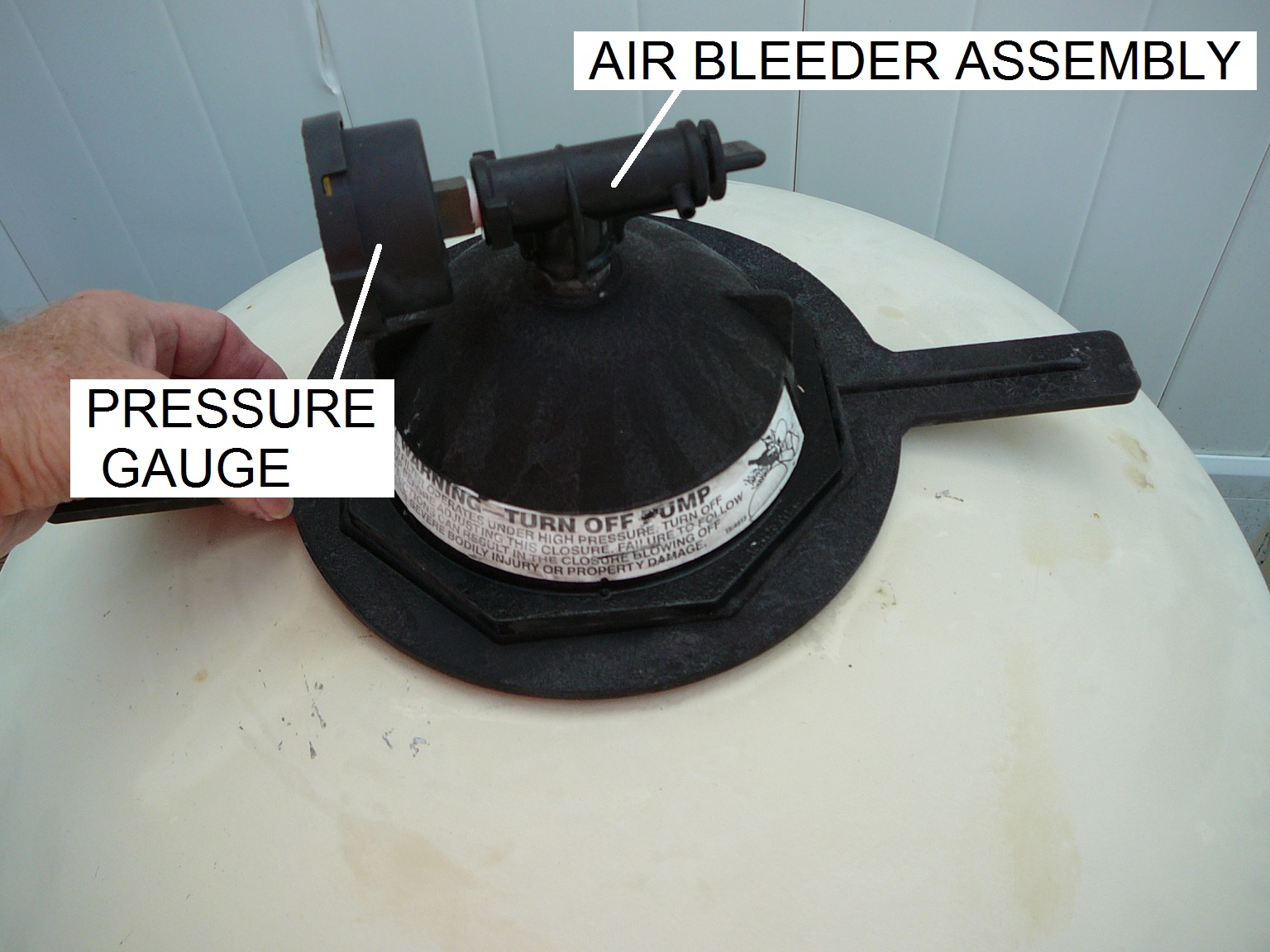 How To Replace an Air Bleeder Assy on a Pentair Triton 2 Sand Filter