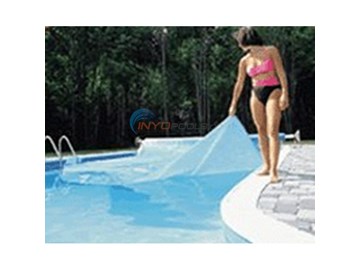 Pool Central Blue Oval Heat Wave Solar Blanket Swimming Pool Cover 18' x 34