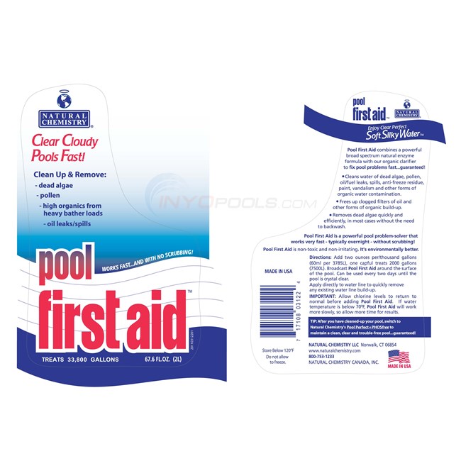 Natural Chemistry Pool First Aid Enzyme 2L - 03122