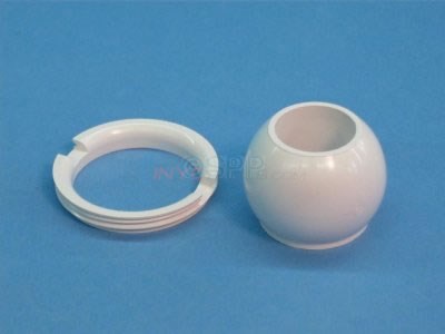 Balboa Replacement Jet Eyeball, Retaining Ring, HydroJet 103808WHT