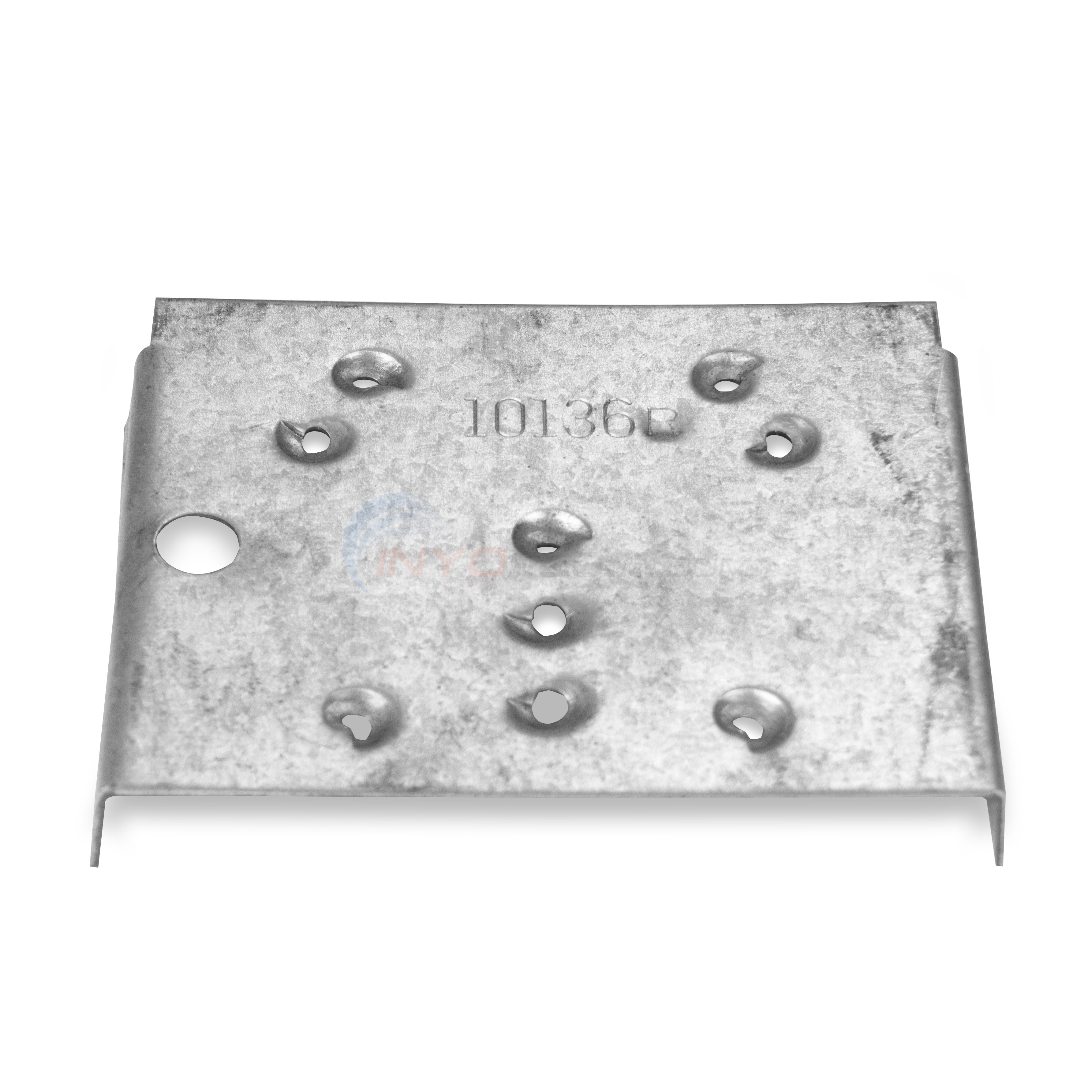 Wilbar TOP PLATE, METAL, FOR RESIN OVAL COVER 4" (Single) - 10136R