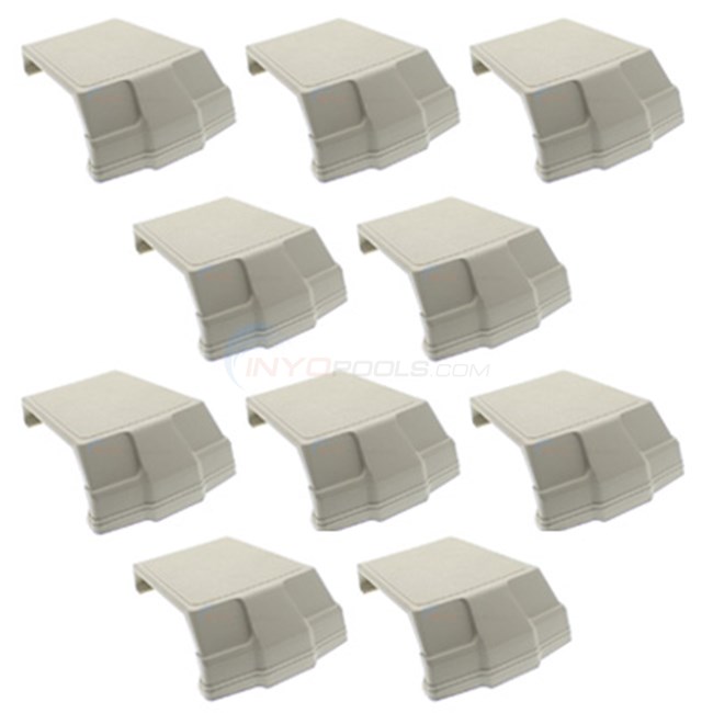Wilbar Top Cap CHAMPAGNE 10-PACK! Does Not Include Support - 10146-Pack10