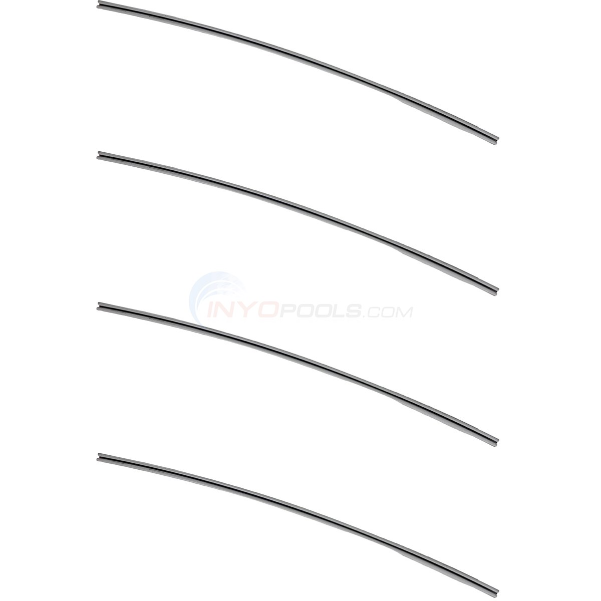BOTTOM RAIL ALUM 38" Aluminum (4-PACK) (12'Round)