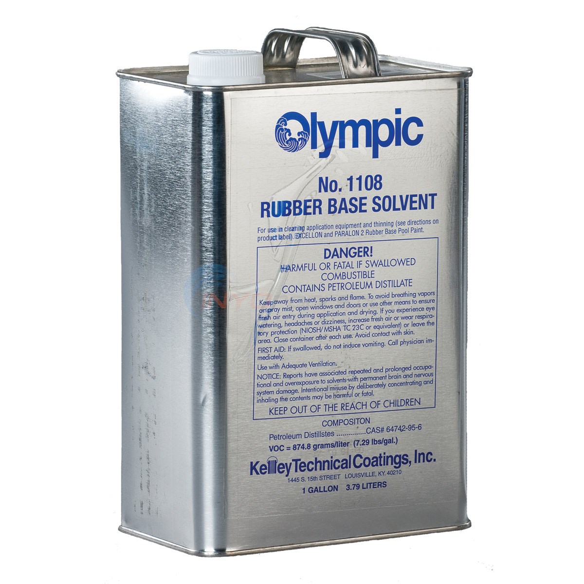 Olympic Paint Olympic Rubber Base Solvent Gallon - 1108GL - INYOPools.com