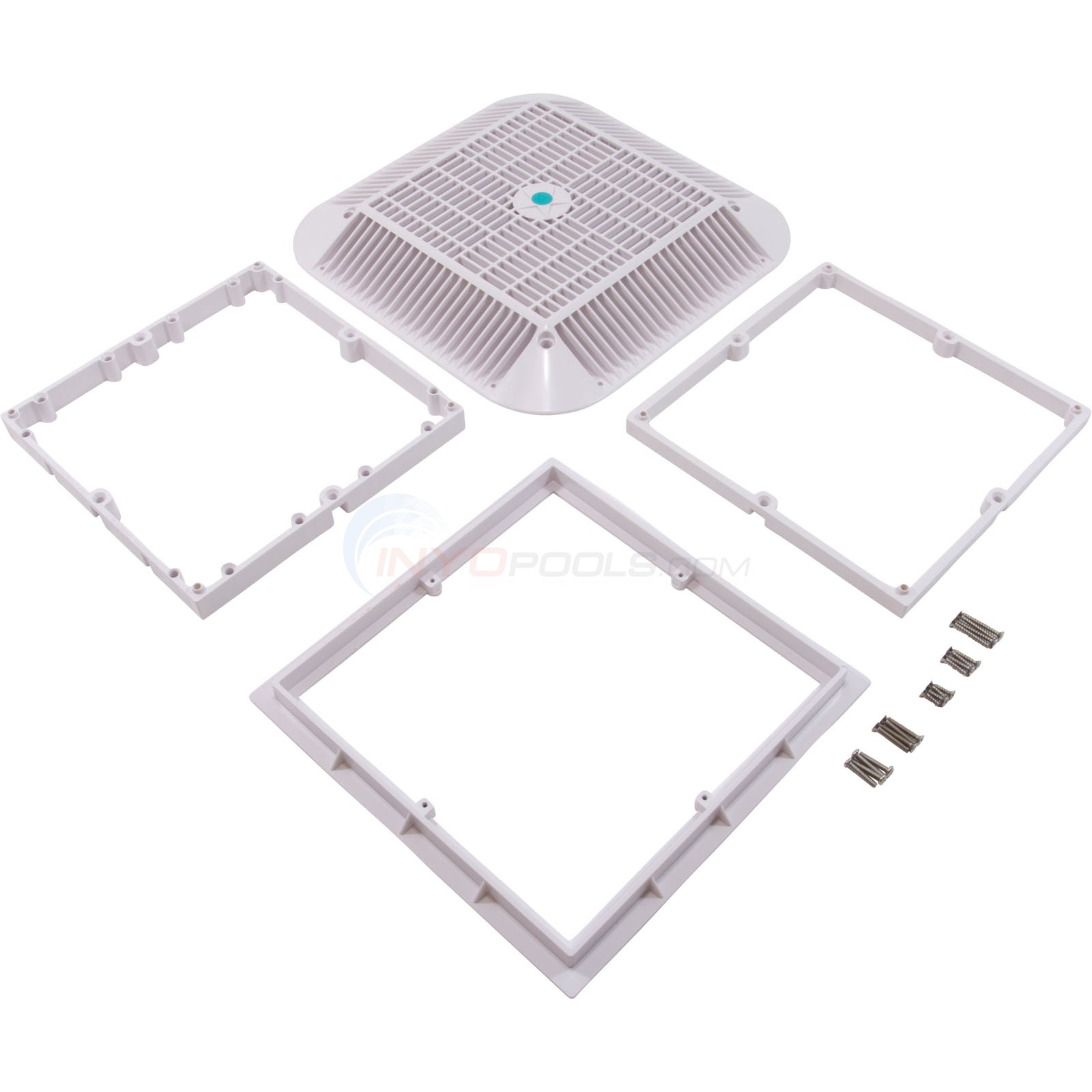 AquaStar 16" Square Retrofit VGB Pool Drain Cover - 1216101
