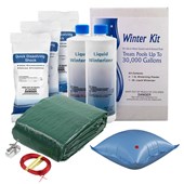 30 ft. Round Solid A/G Pool Winter Cover Kit - 15 Year