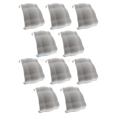Eclipse  Top Cap 6" Pearl (10 Pack)