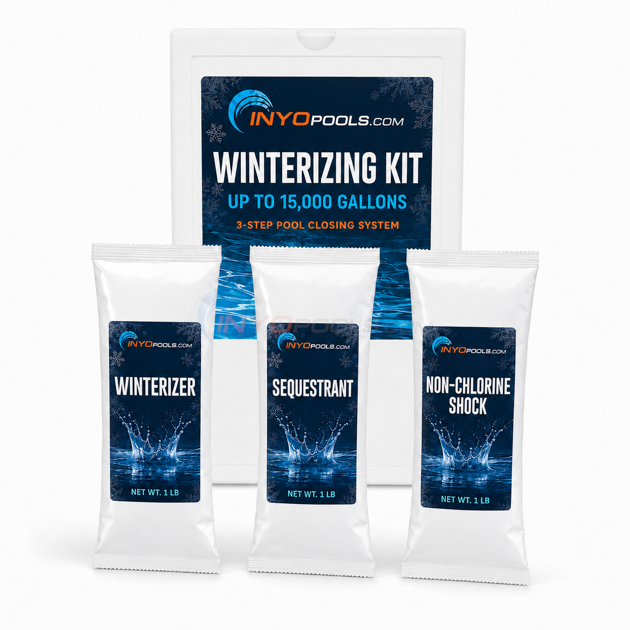 Winter Pool Closing Chemical Kit up to 15,000 Gallons - B003922-CS121K
