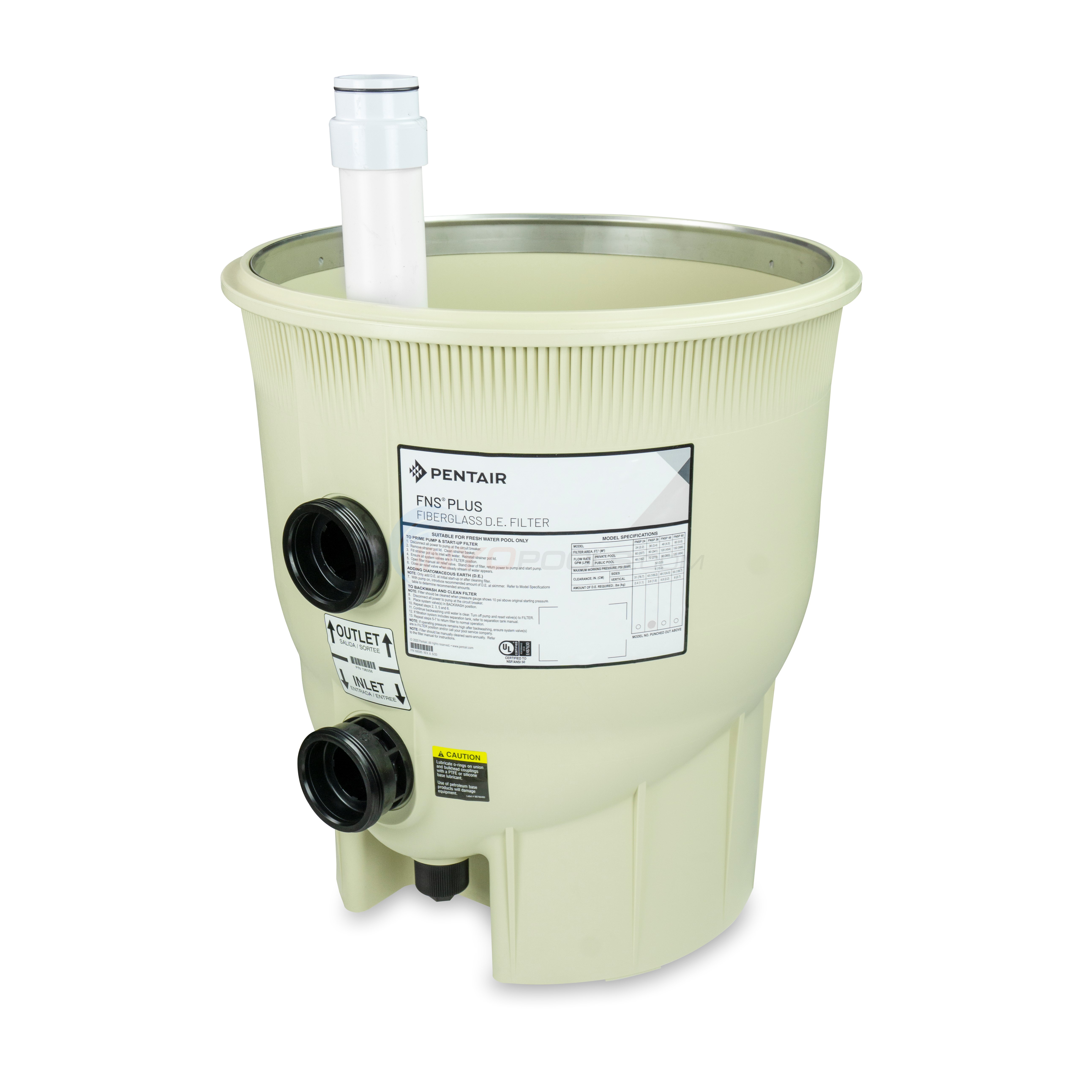 TANK BOTTOM ASSY., 36 SQ FT FNS PLUS