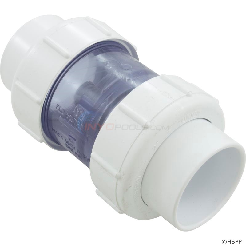 Check Valve Clear w/ Union 5#, 2"