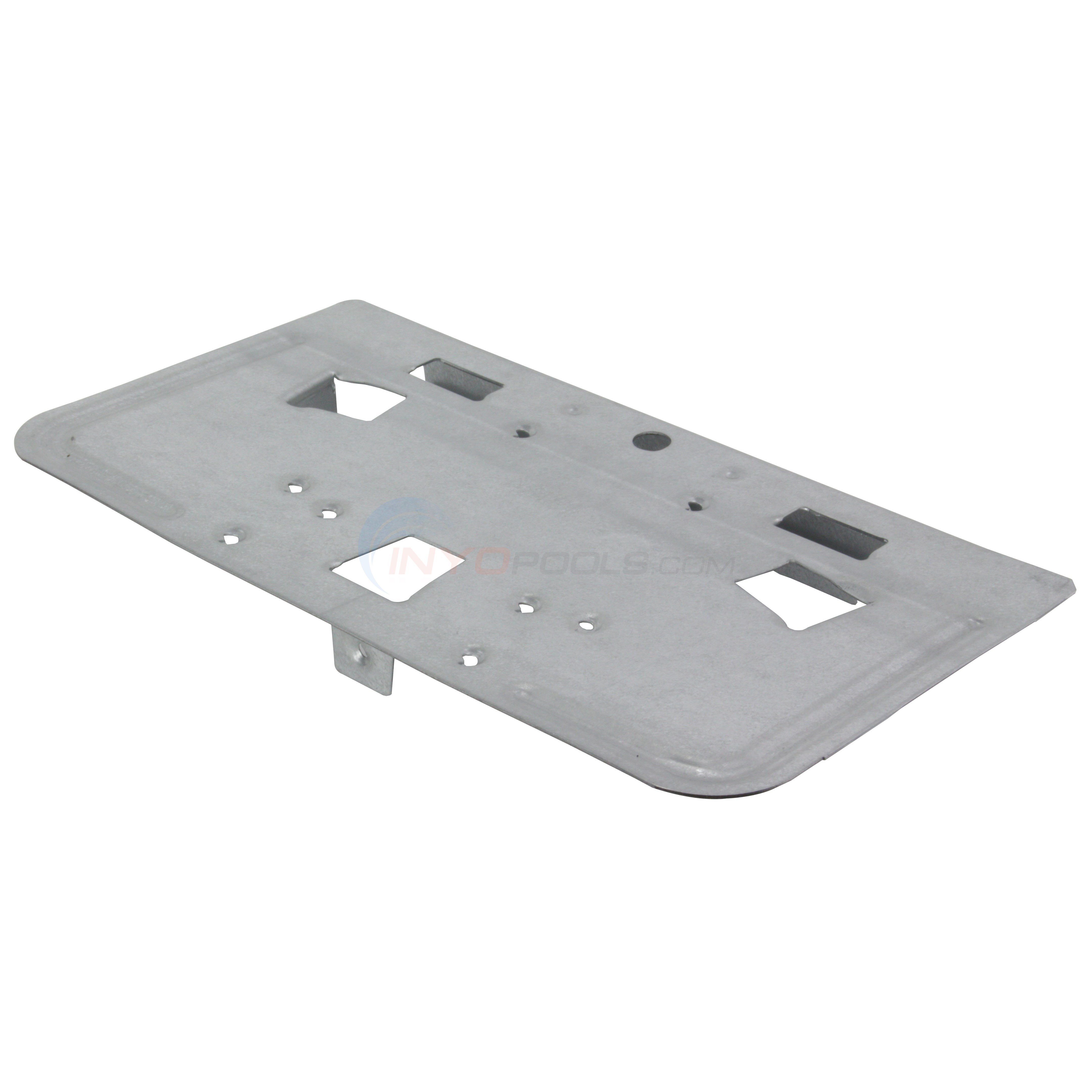 Wilbar Top or Bottom Plate, 8", for Round or Curved Side, Single - 19164