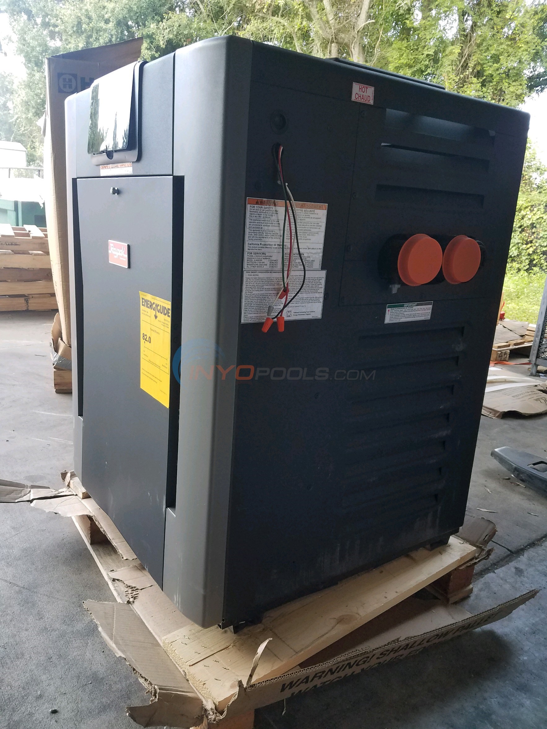 Scratch and Dent Raypak 009227 Digital with Polymer Headers/Copper