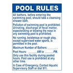 Swimming Pool Sign - Pool Rules