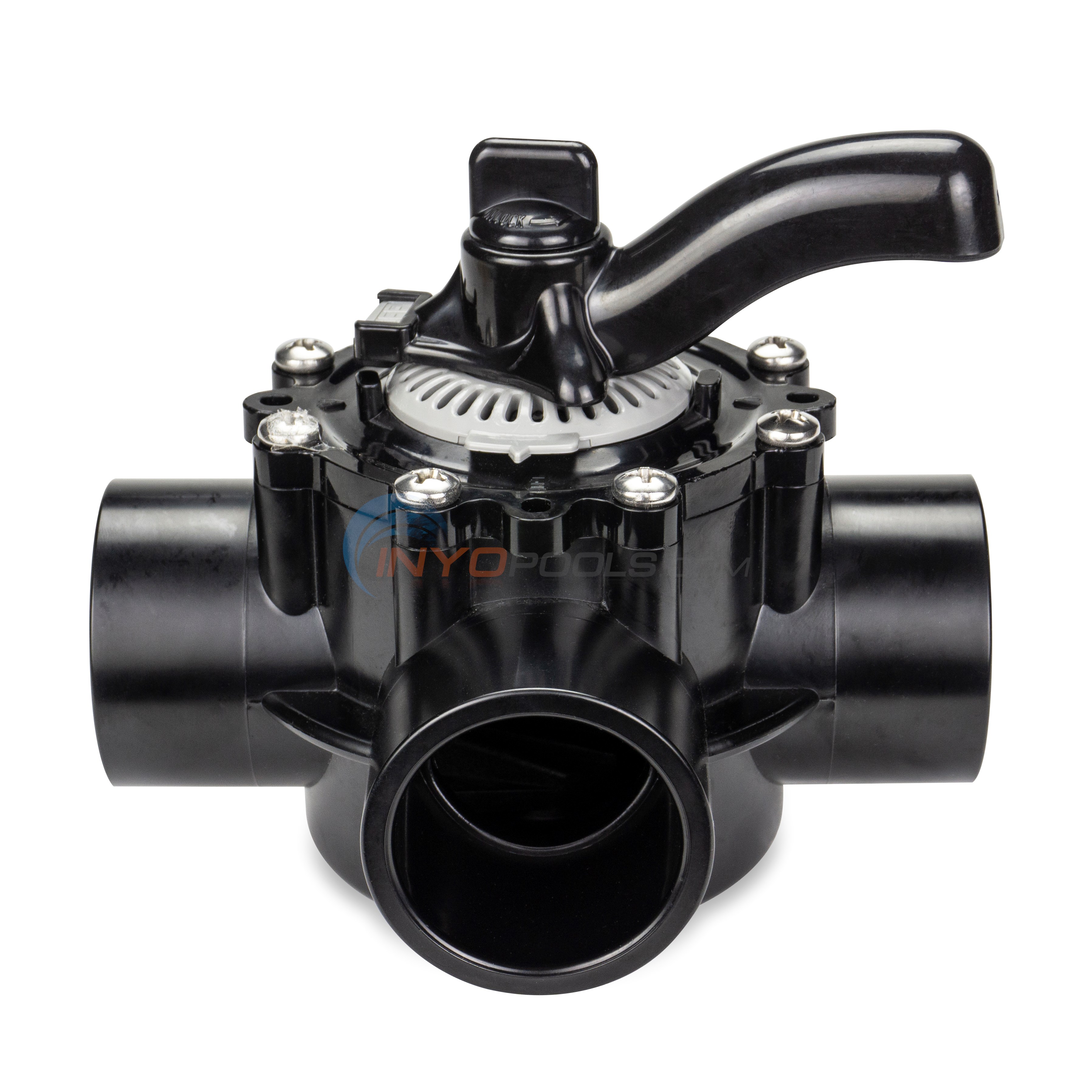 Custom Molded Products CMP Pool and Spa 3-Way Diverter Valve, 2" Inside, 2-1/2" Outside, Slip - 25913-204-000