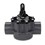 Custom Molded Products CMP 1.5in Socket / 2in Spigot, Gray PVC - 3 Way - 25933-151-000