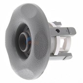 Adjustable Mini Jets Directional 2-9/16" Textured Scallop Snap In Gray