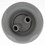 Waterway Adjustable Power Storm Twin Roto 5" Textured Scallop Snap In Gray(Discontinued Replaced by 212-7639-STS) - 212-6447