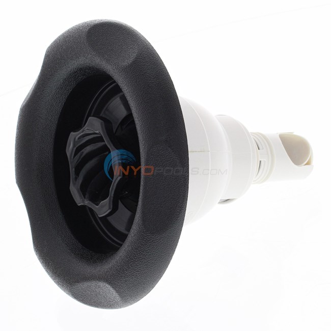 Waterway Adjustable Power Storm Directional Rifled 5" Textured Scallop Snap In Black - 212-7641