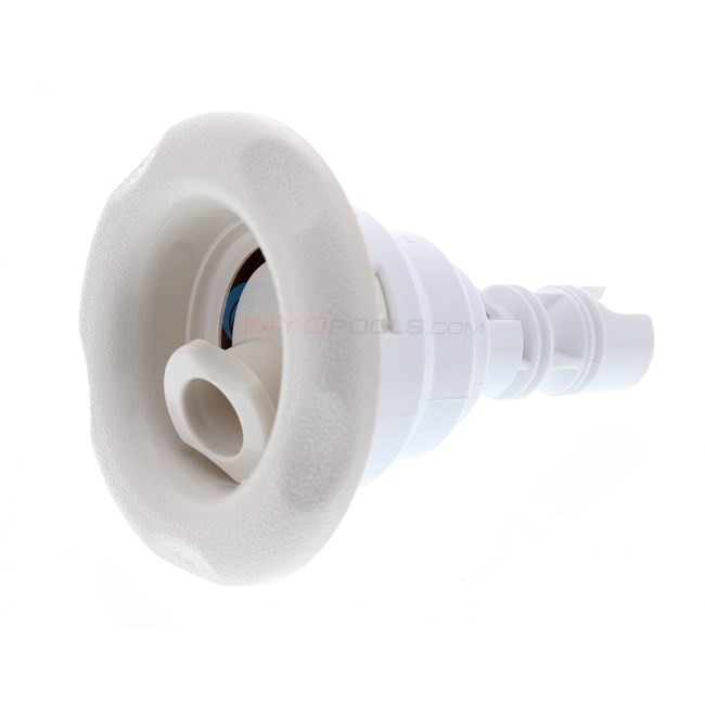 Adjustable Poly Storm Roto 3-3/8" Textured Scallop Snap-In White - 212-8010