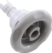 Adjustable Poly Storm Jet Multi-Massage 3-3/8" Textured Scallop Snap In Gray