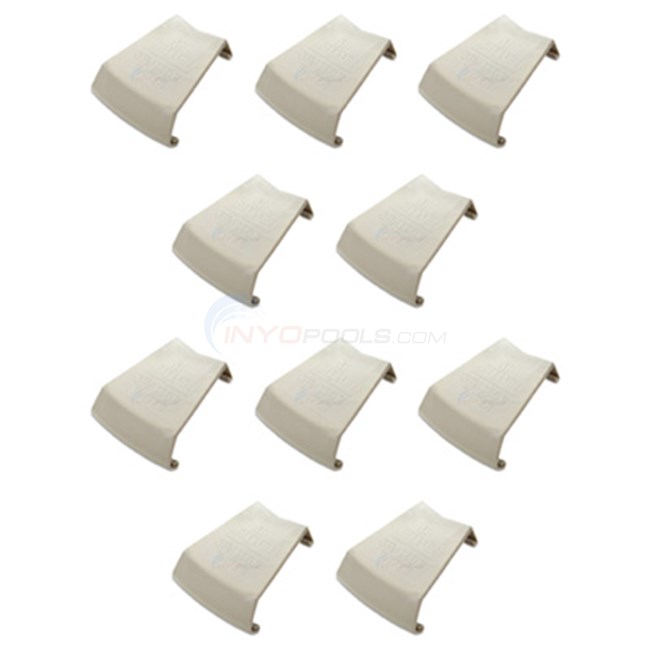 Wilbar Reprieve & Concord Top Cap for Above Ground Pool, 6" Beige, 10 PACK - 21431-Pack10