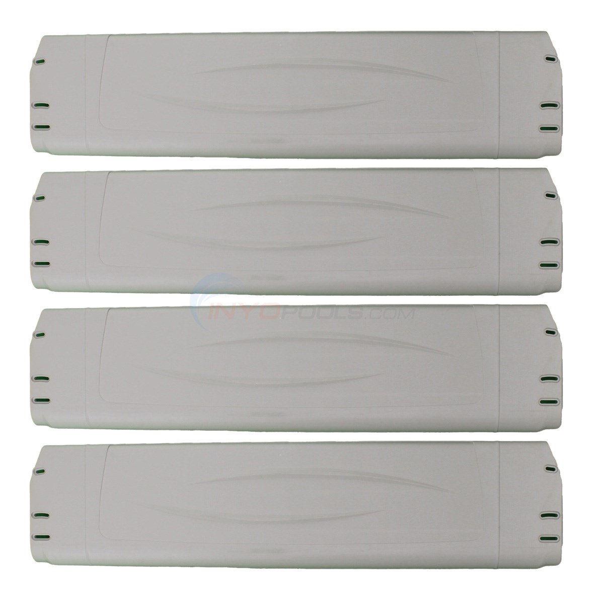 Top Rail Straight Side 10" (4 pack)