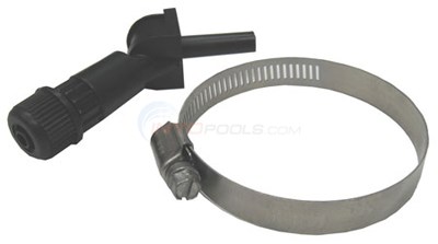 Blue White Threadless Injector Fitting-3/8