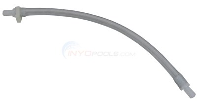 Squeeze Tube (clear) W/clamp & fitting 13 1/4" (chlorine)