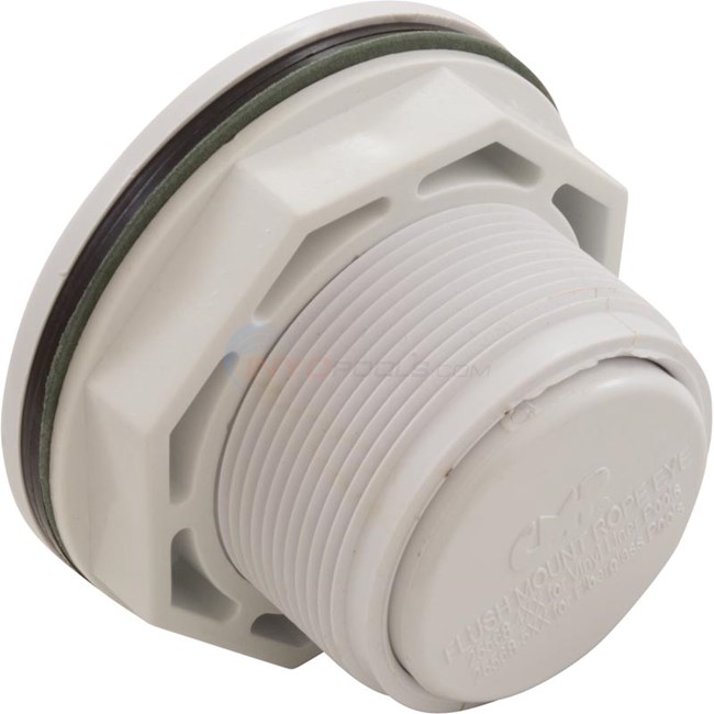 Pool Rope Eye Rope Eye Flush Mount Fiberglass, White - 25568-500-000 - INYOPools.com